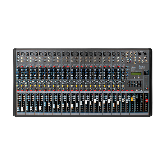 CONSOLA ANALOGA, 24 CANALES, 23 MONO/1 CANAL ESTEREO, INTERFAZ USB, BT, MP3