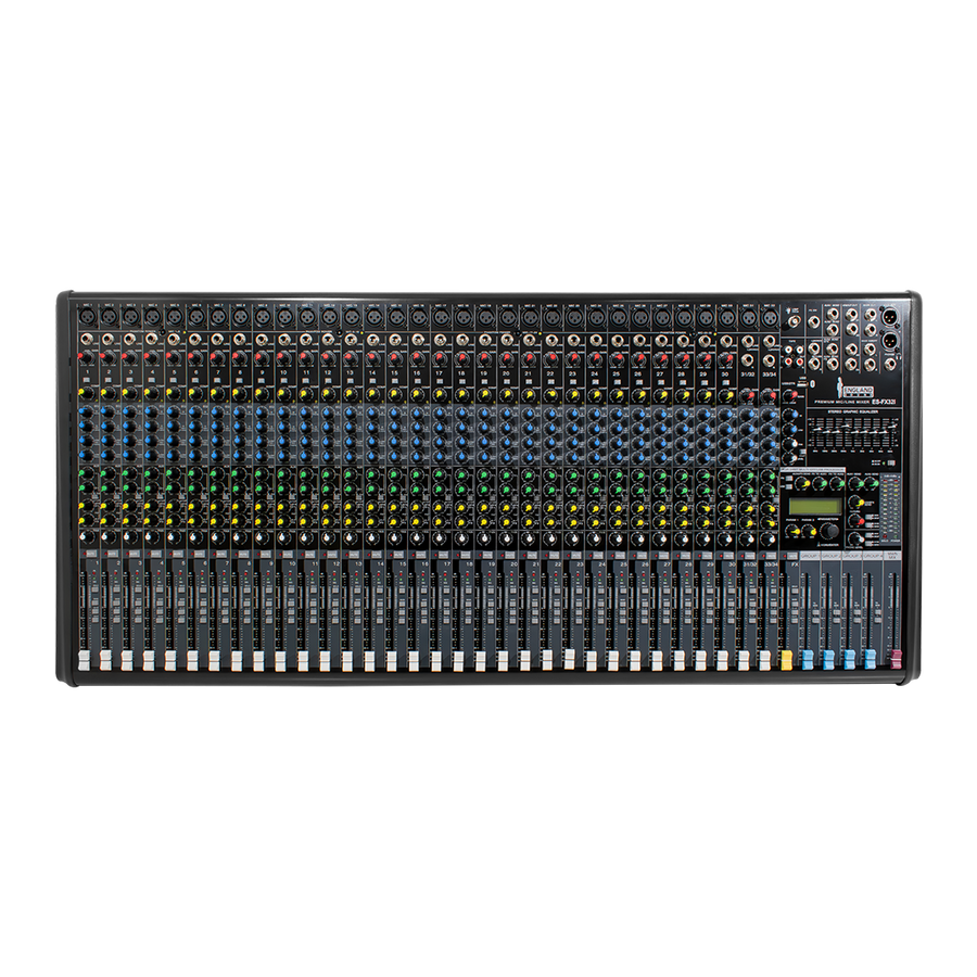 CONSOLA ANALOGA, 32 CANALES, 28 MONO/2 CANAL ESTEREO, INTERFAZ USB, BT