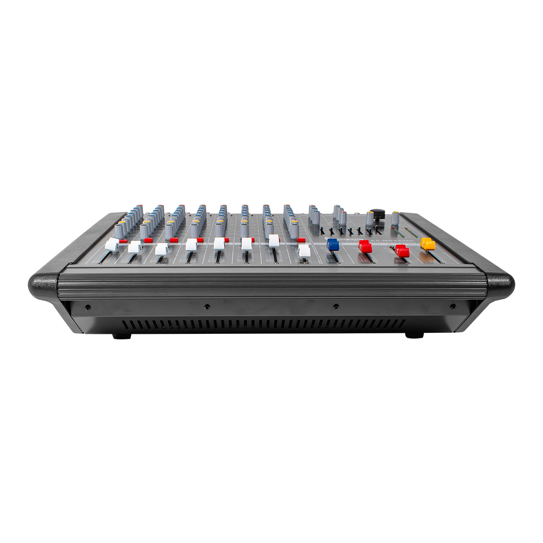 CONSOLA AMPLIFICADA, 8 CANALES, 8 MONO, 2x380W 4 OHM, USB