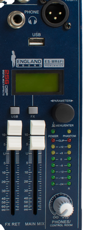 CONSOLA ANALOGA, 6 CANALES, 2 MONO/2 ESTEREO, INTERFAZ USB, BT, MP3