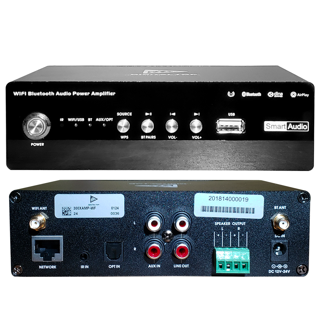 Amplificador Smart 2 Canales, 300XAMP-WF