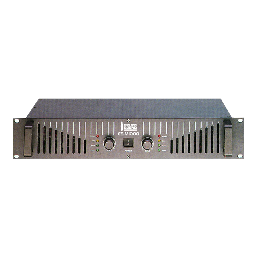 POTENCIA ESTEREO, CLASE AB, 2X250W/8OHM, 2X400W/4OHM