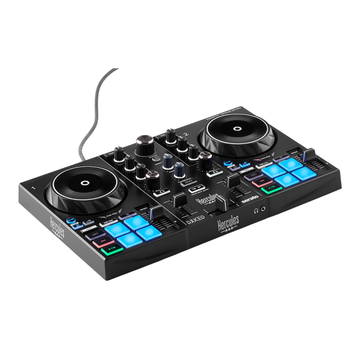 CONTROLADOR DJ, 2 CANALES, SERATO, DJUCED