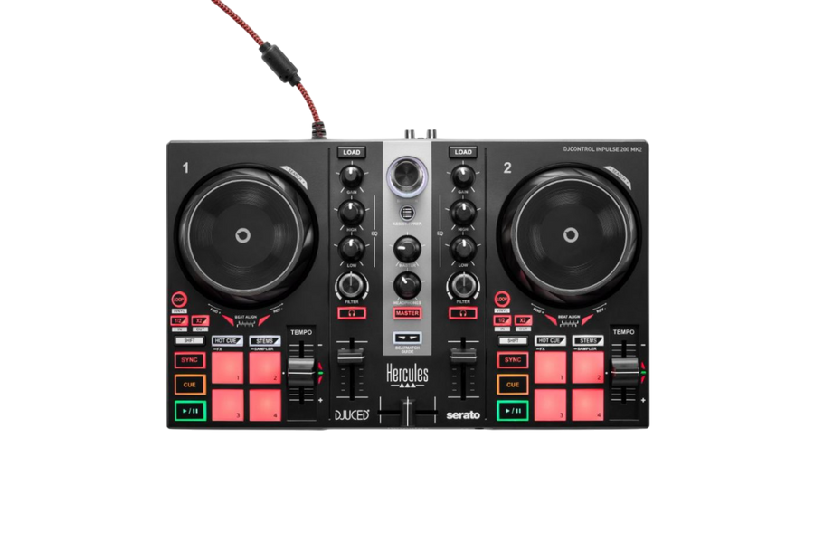 CONTROLADOR DJ, 2 CANALES, SERATO, DJUCED