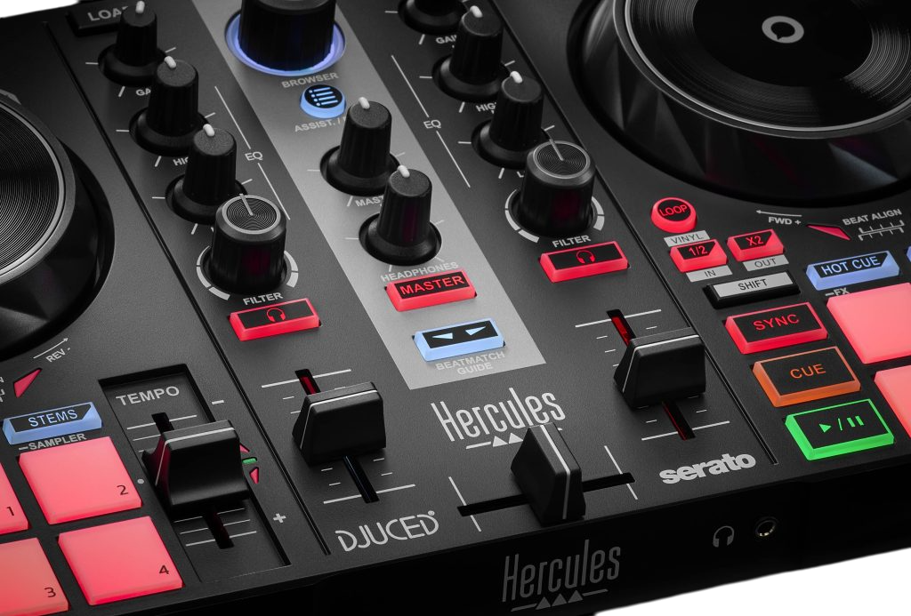 CONTROLADOR DJ, 2 CANALES, SERATO, DJUCED