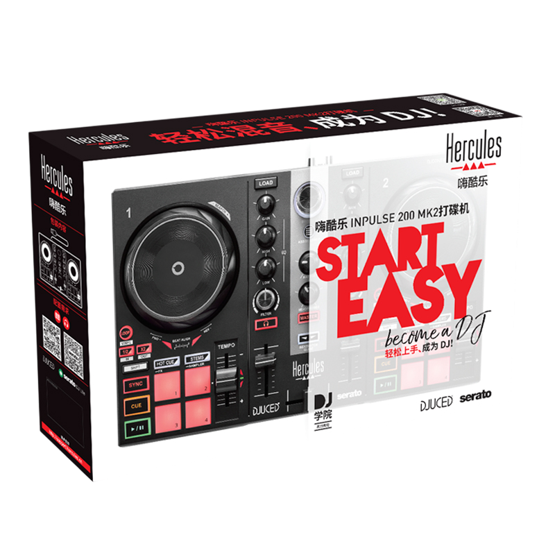 CONTROLADOR DJ, 2 CANALES, SERATO, DJUCED