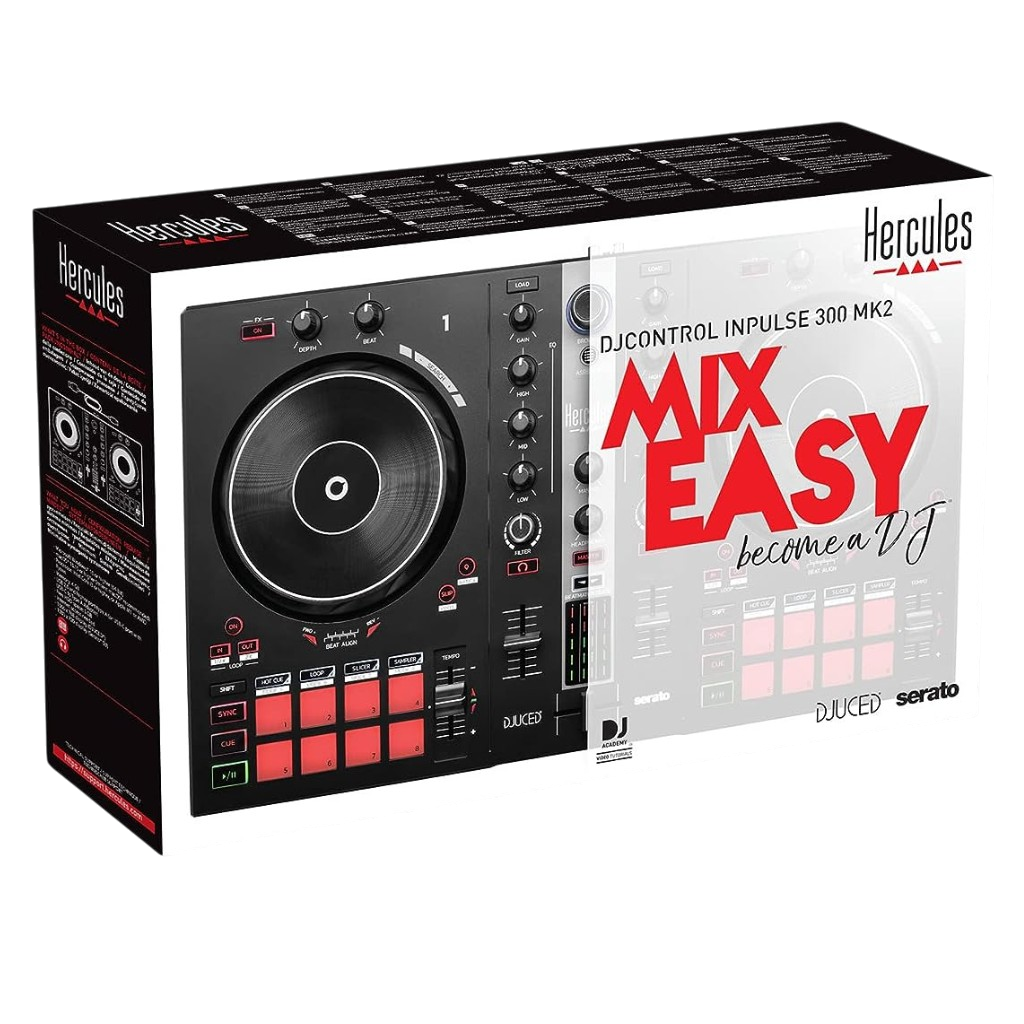 CONTROLADOR DJ, 2 CANALES, SERATO, DJUCED
