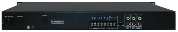 Potencia Clase D , 2 CANALES , 120 W a 100 V.