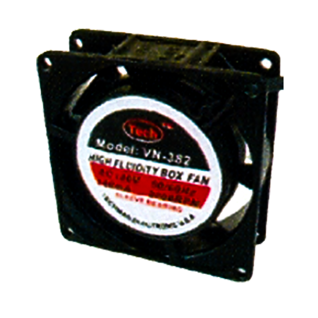 VENTILADOR PARA EQUIPOS ELECTRONICOS, 3 PULG, 0.20 AMP, 50-60HZ, PLASTICO, 2200 RPM, 120V AC