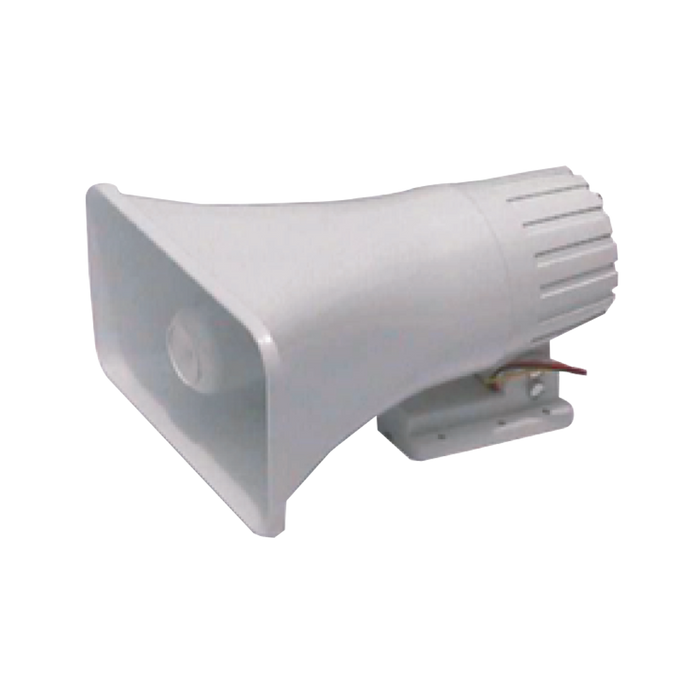 SIRENA RECTANGULAR, 30 WATTS, 2 TONOS, 12V DC