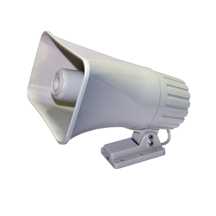 SIRENA RECTANGULAR, 30 WATTS, 2 TONOS, 12V DC