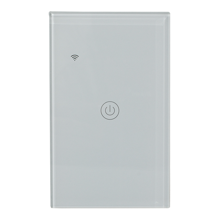 Interruptor inteligente Zigbee Simple Blanco