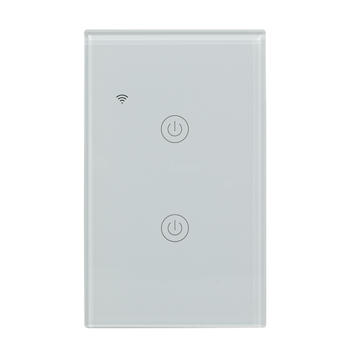 Interruptor inteligente Doble, Zigbee, Blanco