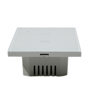 Interruptor inteligente Doble, Zigbee, Blanco