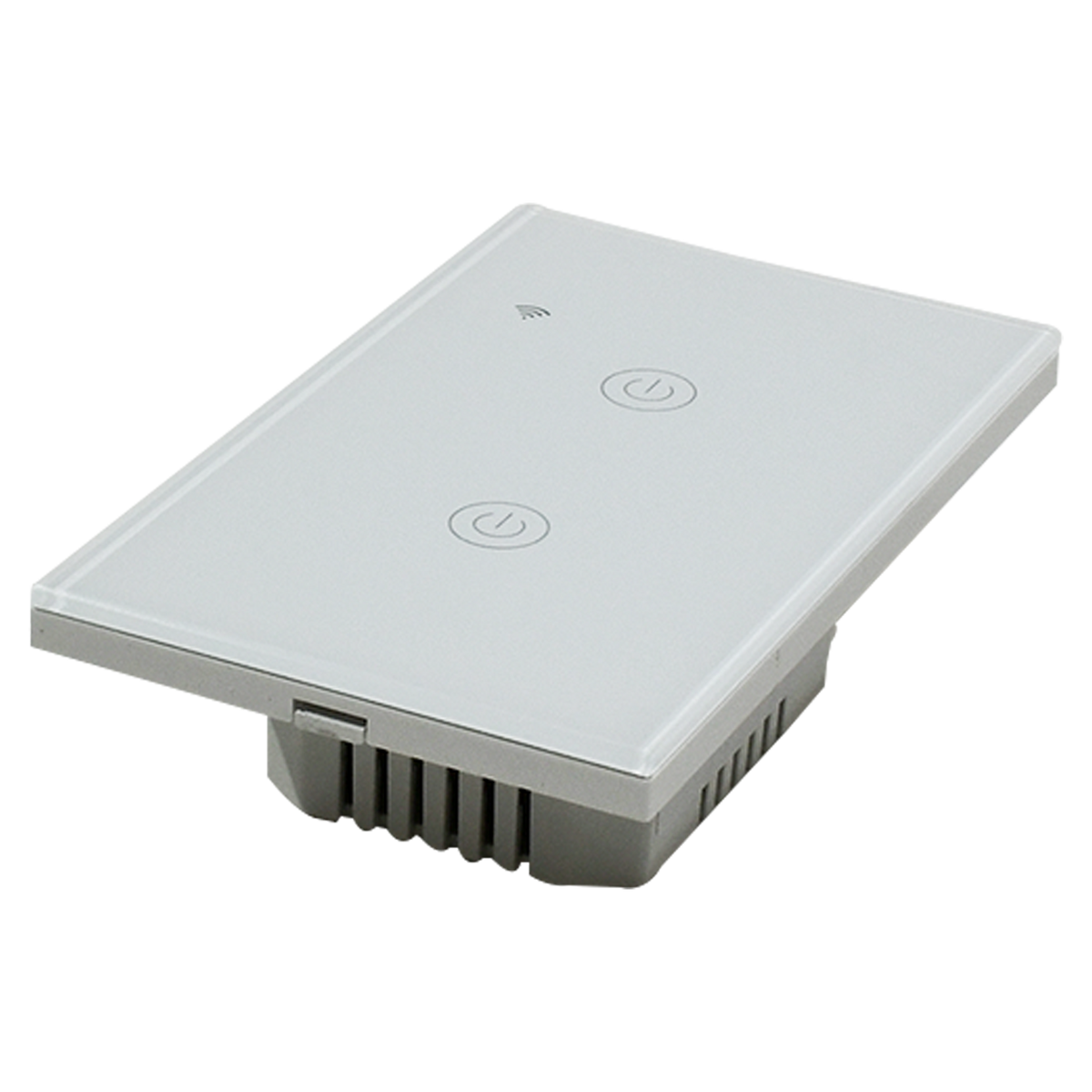 Interruptor inteligente Doble, Zigbee, Blanco