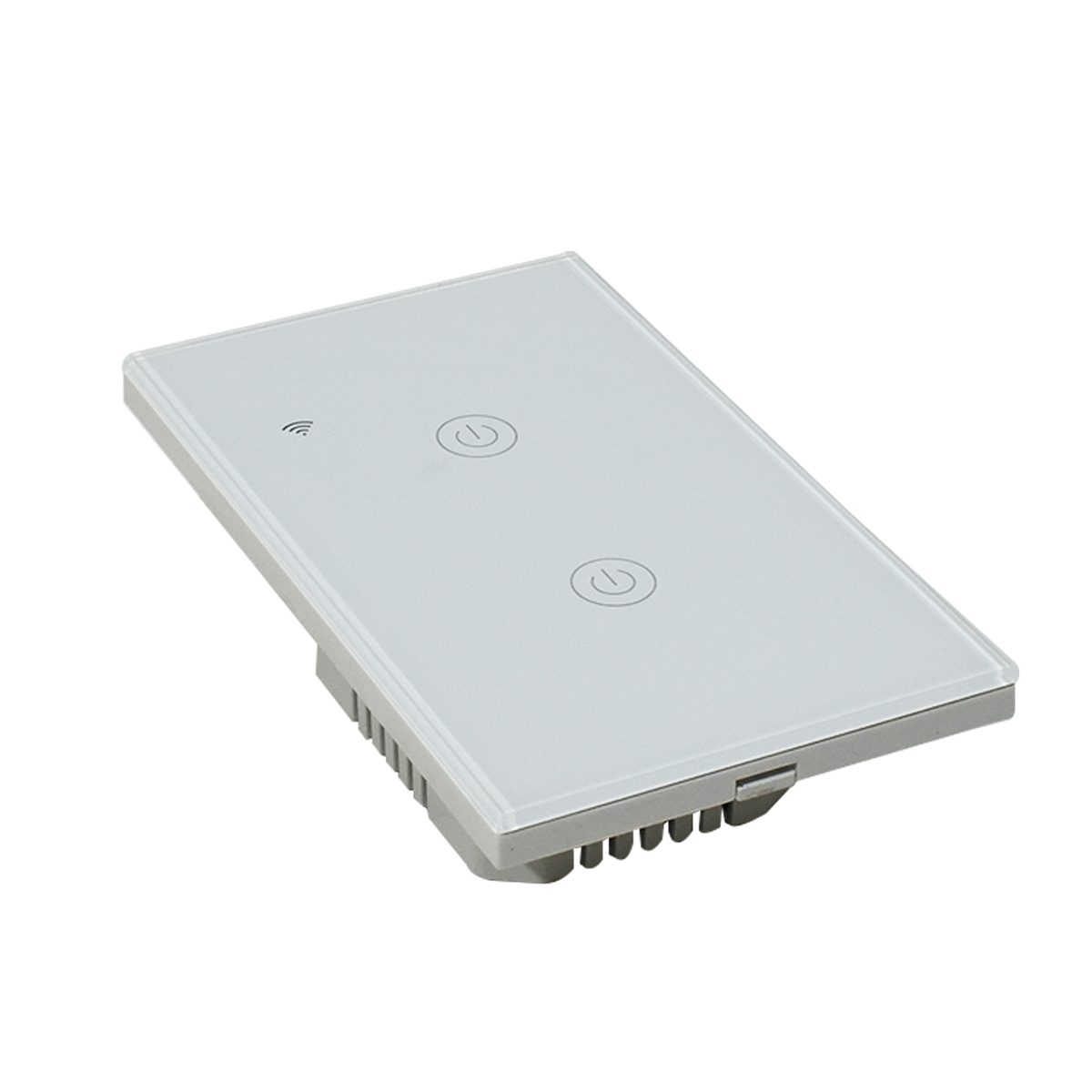 Interruptor inteligente Doble, Zigbee, Blanco
