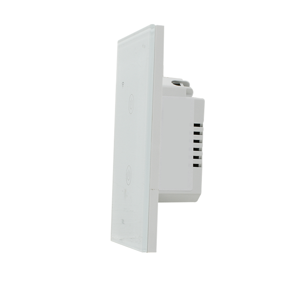 Interruptor inteligente Doble, Zigbee, Blanco