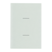 ZIGBEE SMART SWITCH 2 SERV. GLOSS WHITE DISEÑO LINEAR