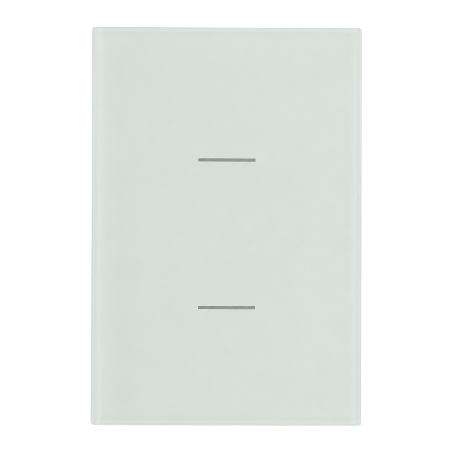 ZIGBEE SMART SWITCH 2 SERV. GLOSS WHITE DISEÑO LINEAR