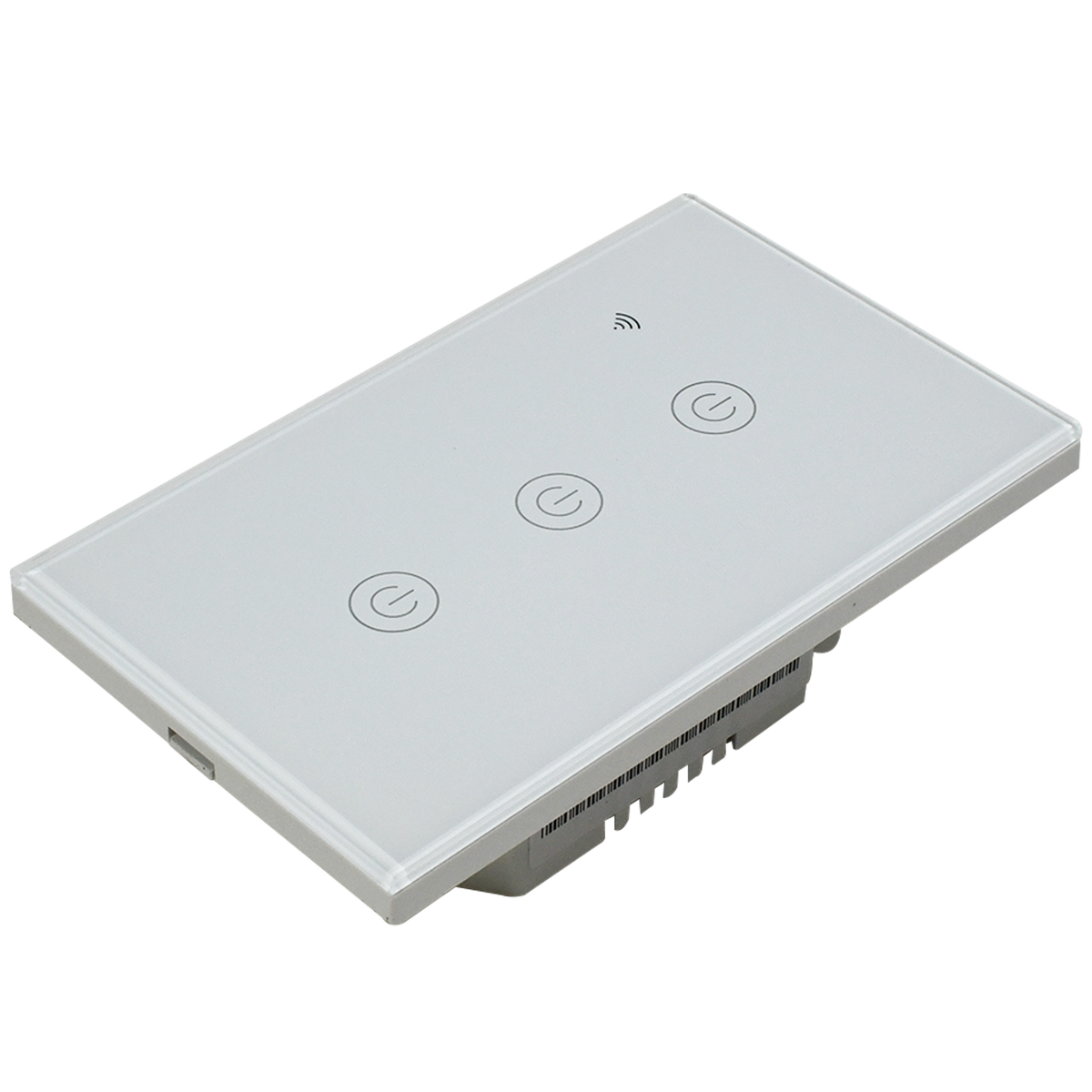 Interruptor inteligente Triple, Zigbee, Blanco
