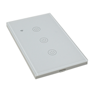 Interruptor inteligente Triple, Zigbee, Blanco