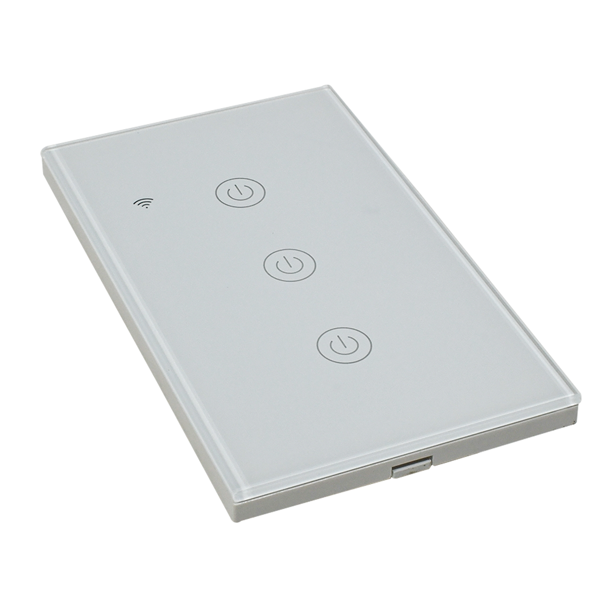 Interruptor inteligente Triple, Zigbee, Blanco