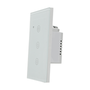 Interruptor inteligente Triple, Zigbee, Blanco