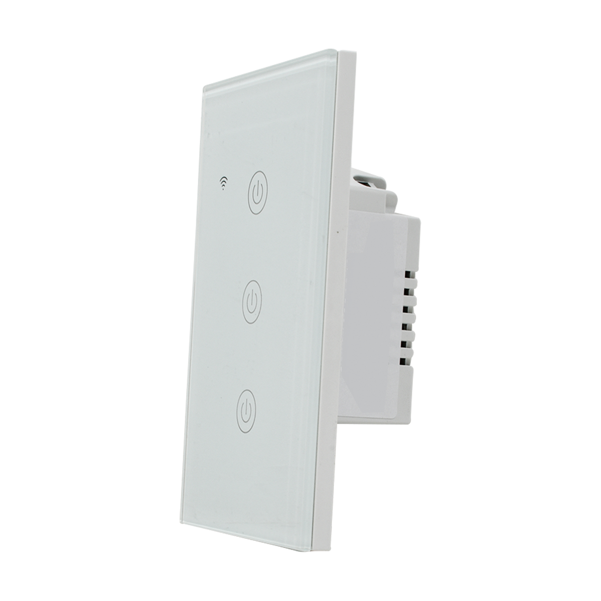 Interruptor inteligente Triple, Zigbee, Blanco