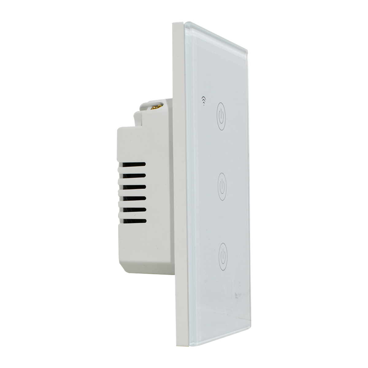 Interruptor inteligente Triple, Zigbee, Blanco