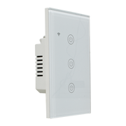 Interruptor inteligente Triple, Zigbee, Blanco