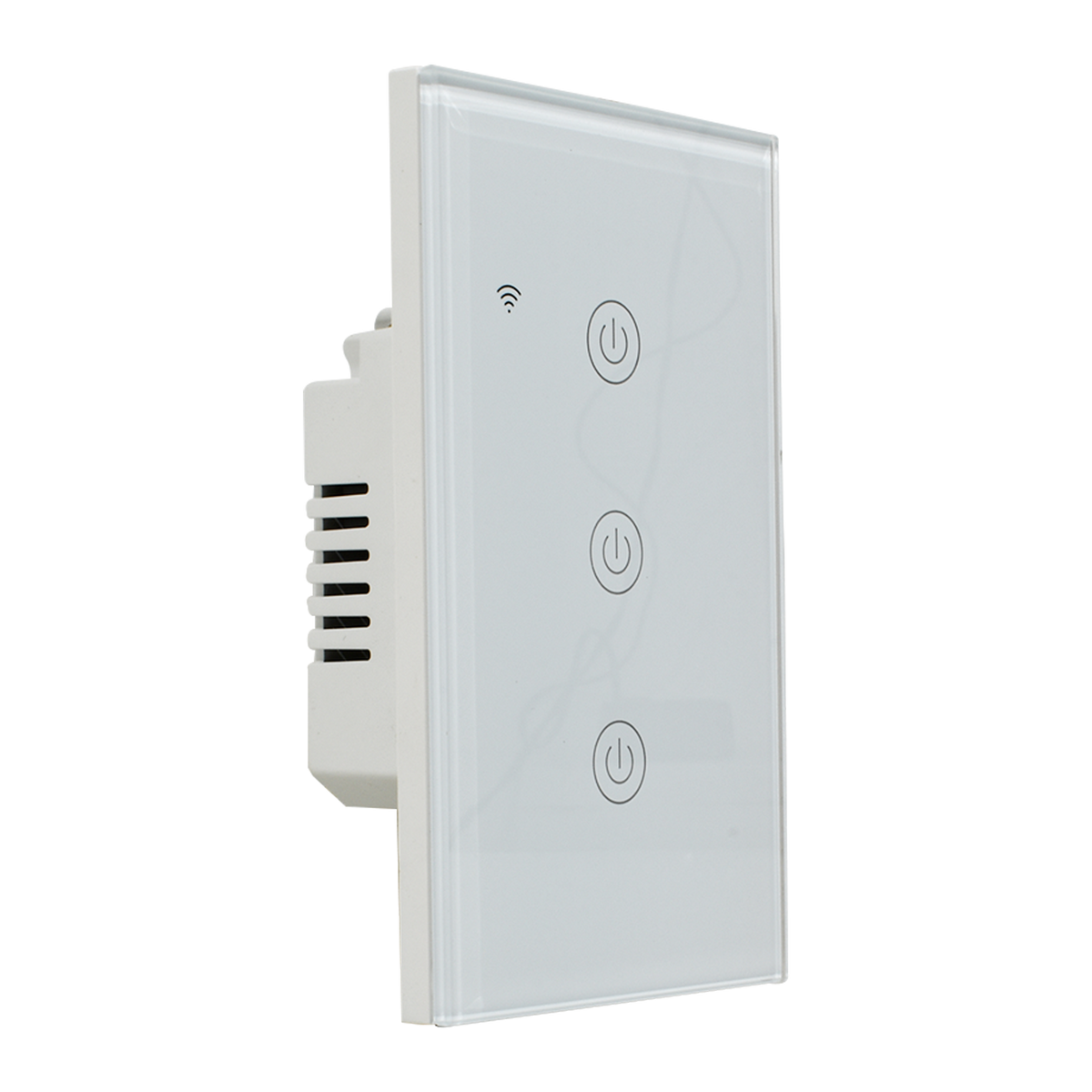 Interruptor inteligente Triple, Zigbee, Blanco
