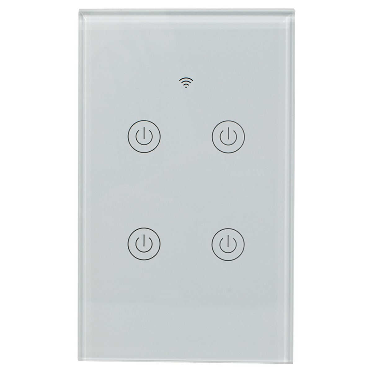 Interruptor inteligente 4 vías, Zigbee, Blanco