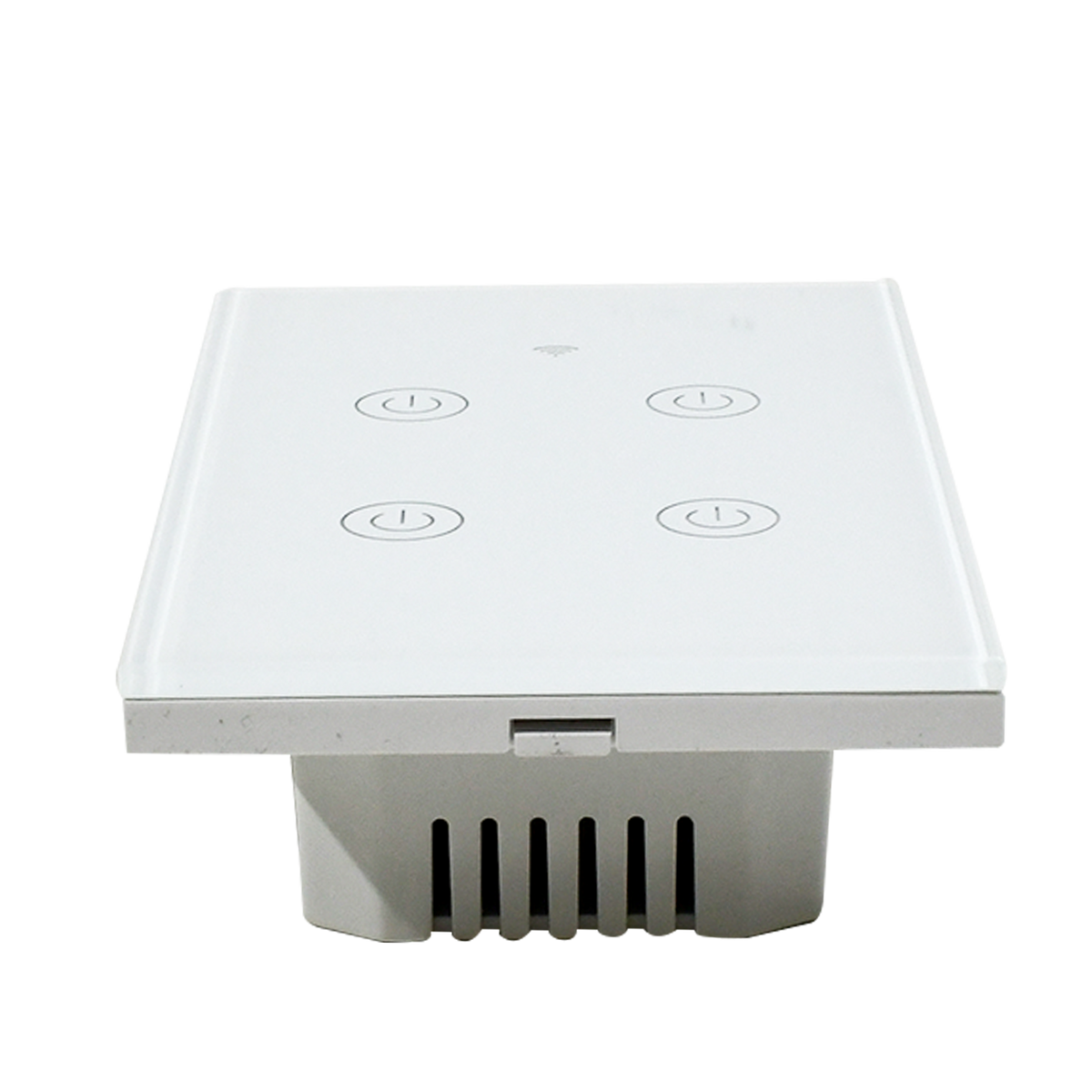 Interruptor inteligente 4 vías, Zigbee, Blanco