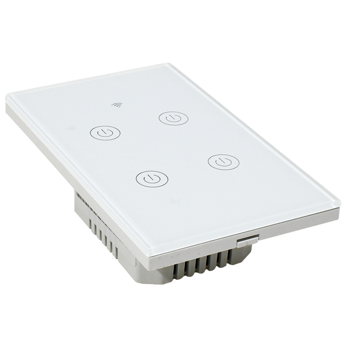 Interruptor inteligente 4 vías, Zigbee, Blanco