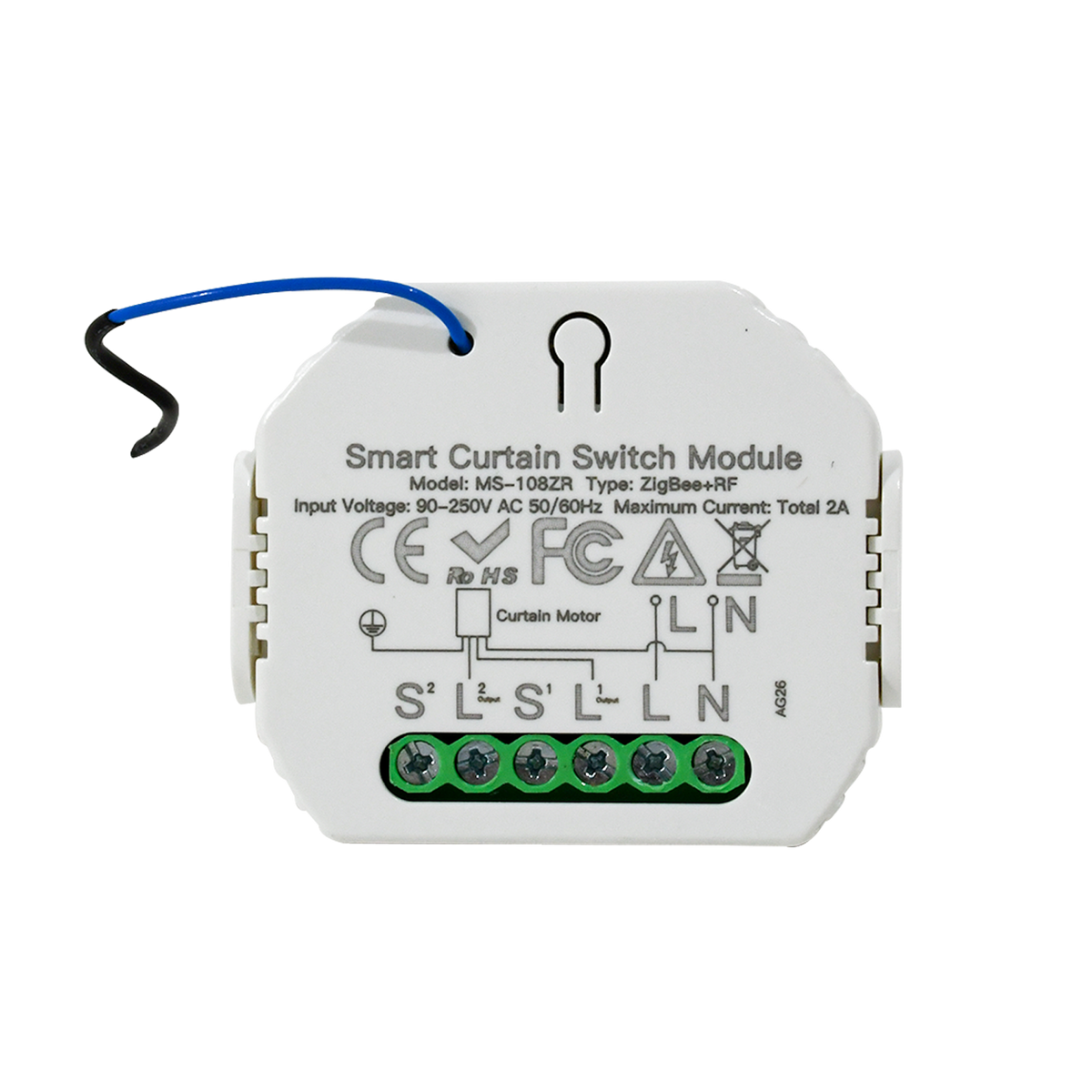 Módulo Control Para Cortinas, MMZ-CORT-1