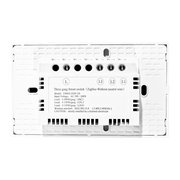 Interruptor Inteligente Triple Negro, SWZNN3-BL
