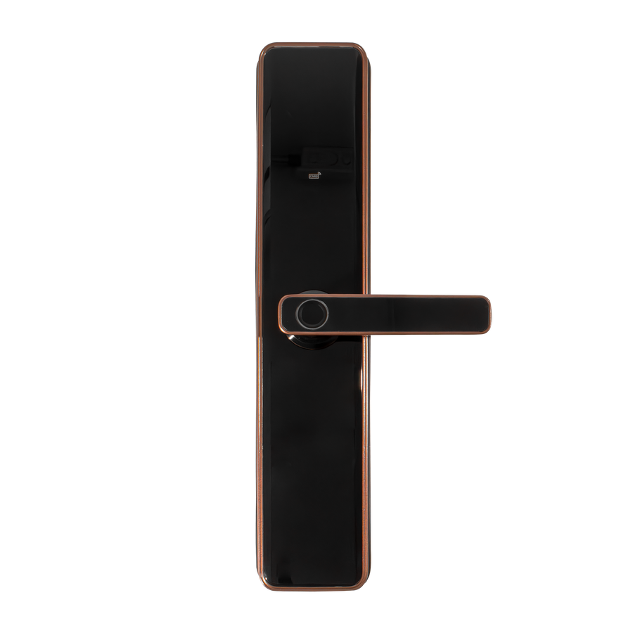 CERRADURA PUERTA INTELIGENTE (CUERPO CERRADURA 60MMX68MM) ROJO BRONCE