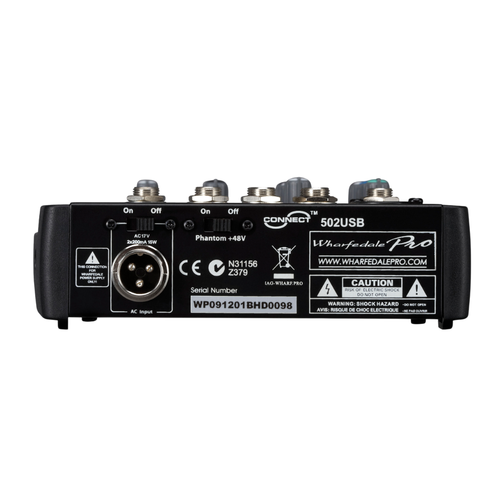 CONSOLA ANALOGA, 5 CANALES, 1 MONO/2 ESTEREO, INTERFAZ USB