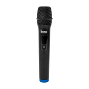 MICROFONO INALAMBRICO UHF, 2 CANALES, DE MANO, FRECUENCIA FIJA