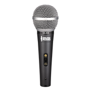 MICROFONO DE MANO METALICO, CON INTERRUPTOR, INCLUYE CABLE XLR A 6.3MM MONOFONICO