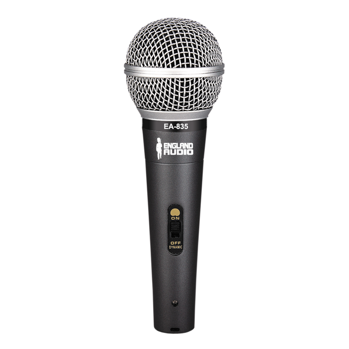 MICROFONO DE MANO METALICO, CON INTERRUPTOR, INCLUYE CABLE XLR A 6.3MM MONOFONICO