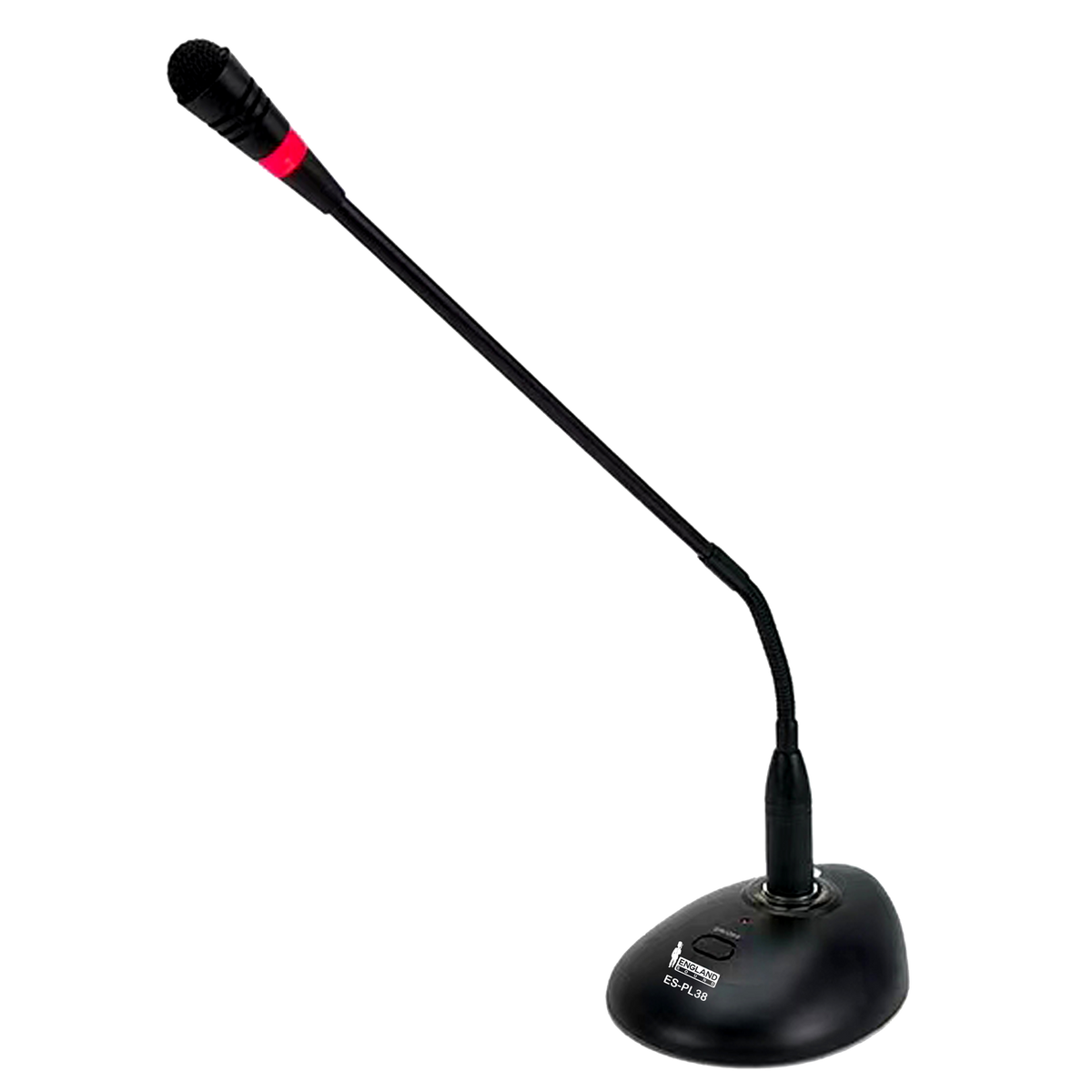 MICROFONO DE CUELLO FLEXIBLE CON INTERRUPTOR, CONECTOR XLR, POWER PHANTOM