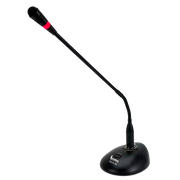 MICROFONO DE CUELLO FLEXIBLE CON INTERRUPTOR, CONECTOR XLR, POWER PHANTOM