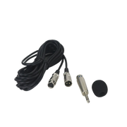 MICROFONO DE CUELLO FLEXIBLE, CON INTERRUPTOR, CONECTOR XLR, POWER PHANTOM