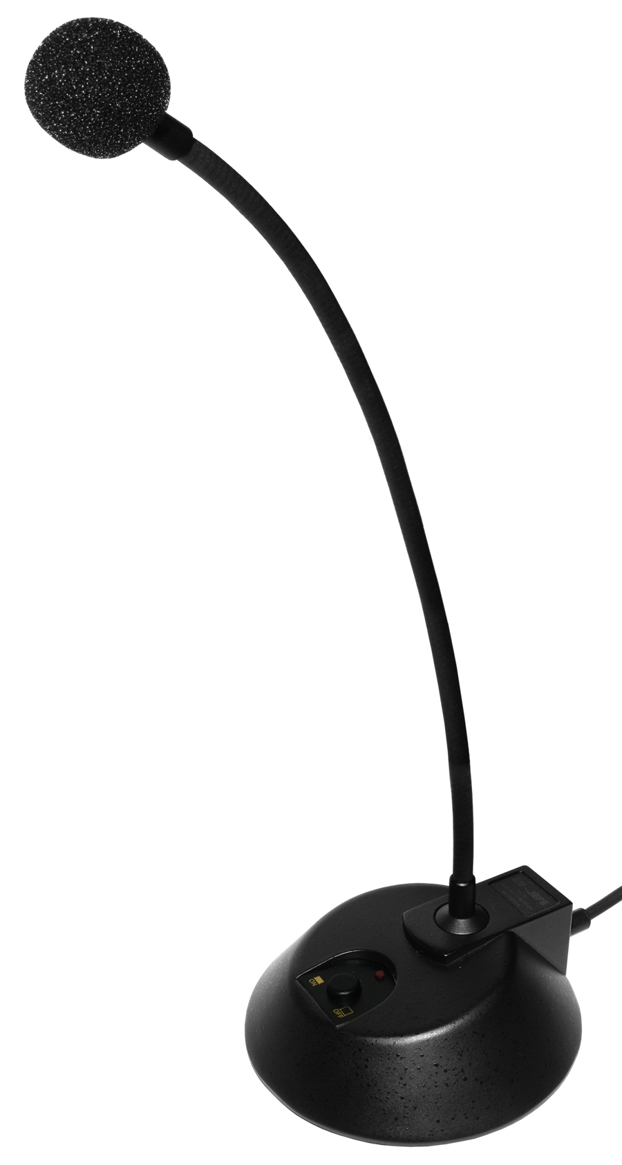 MICROFONO CUELLO DE GANSO CON BASE, SIN INTERRUPTOR, CONECTOR XLR