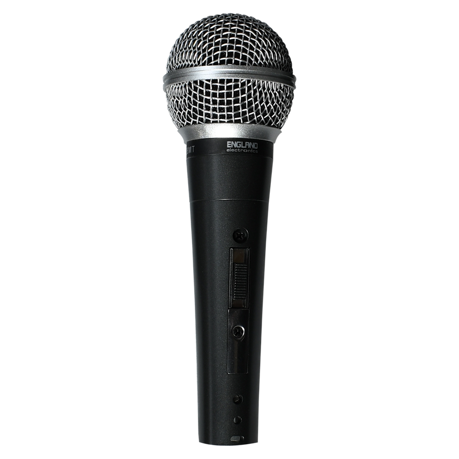 MICROFONO DE MANO METALICO, CON INTERRUPTOR, INCLUYE CABLE XLR A XLR 5MT