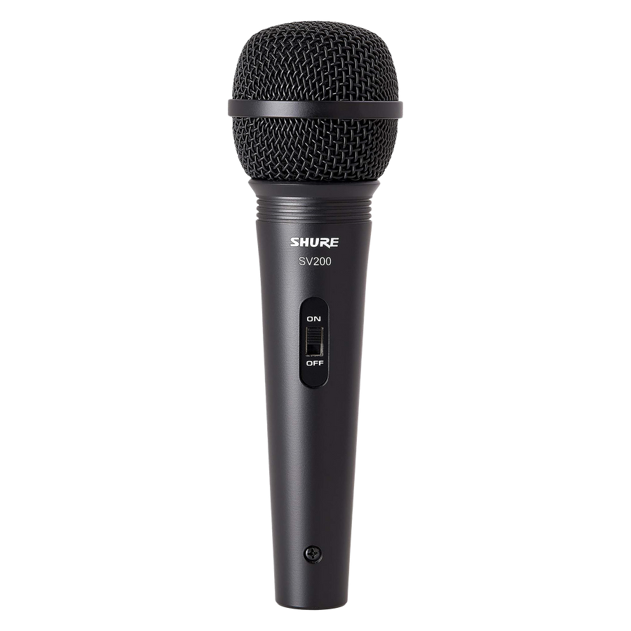 MICROFONO DE MANO PLASTICO, CON INTERRUPTOR, INCLUYE CABLE XLR A XLR