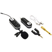 MICROFONO INALAMBRICO UHF MULTIFRECUENCIAS, 1 CANAL, DE SOLAPA, RECEPTOR PORTATIL RECARGABLE