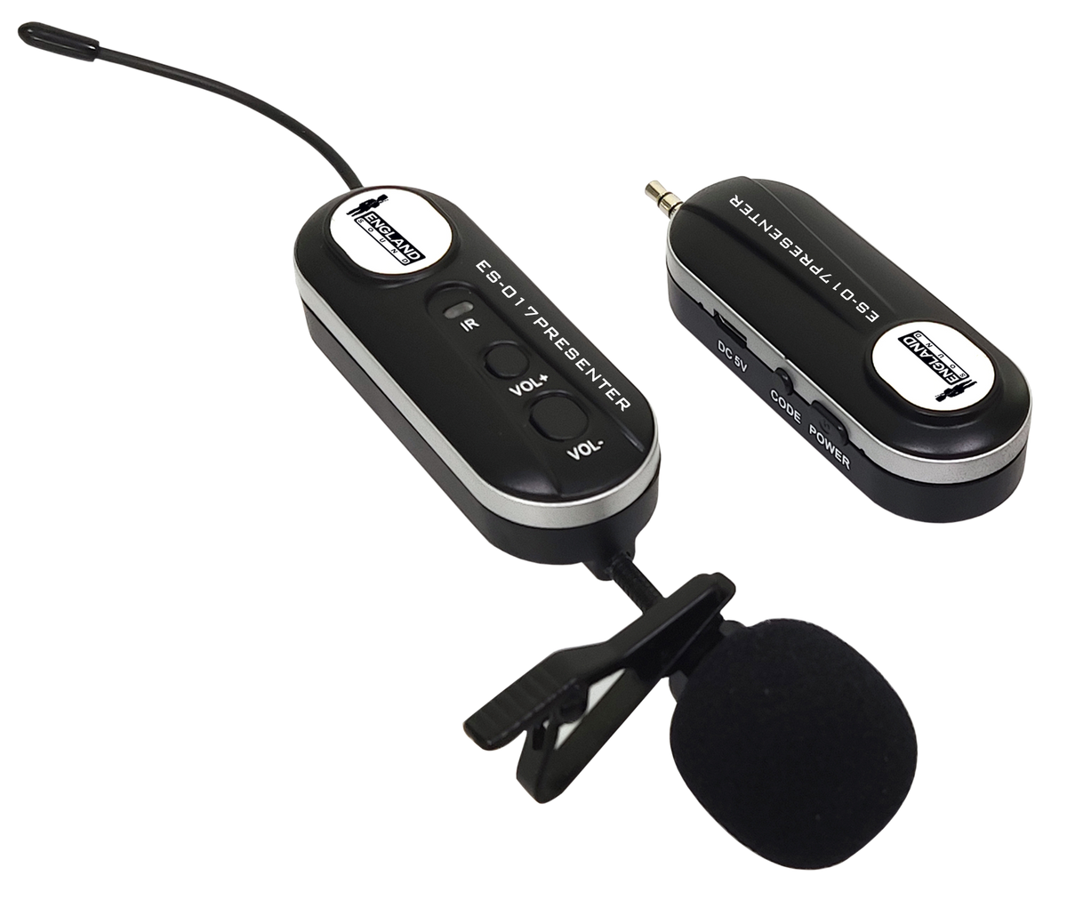 MICROFONO INALAMBRICO UHF MULTIFRECUENCIAS, 1 CANAL, DE SOLAPA, RECEPTOR PORTATIL RECARGABLE