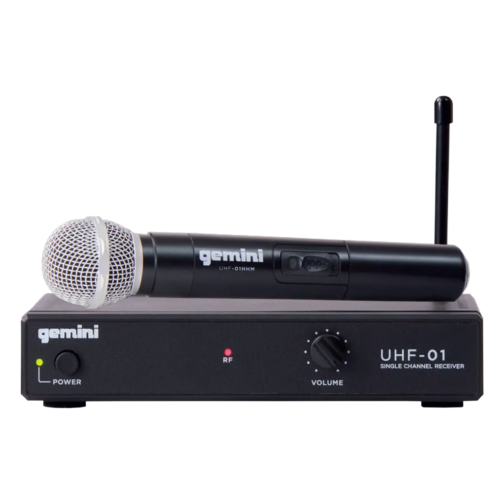 MICROFONO INALAMBRICO UHF, 1 CANAL, DE MANO, FRECUENCIA FIJA 533.70 MHZ